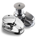 Storm VR/VRC2500 / Storm VR/VRC3500 / Storm VR/VRC4000 / A Muir VR2500 and a Muir VRC2500 vertical windlass shown side-by-side on a white background.
