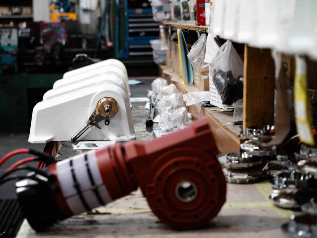High-quality industrial electrical components and equipment at Muir Engineering workshop, specialising in electrical engineering services and solutions.