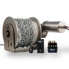 DW 06 / DW 08 / High-torque industrial winch with stainless steel chain and remote control for heavy lifting.