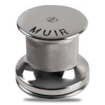 VC500 / VC650 / VC850 / Shiny metal MUIR engineering component with engraved branding.