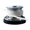 Shroud and rope for marine anchoring in naval engineering applications.