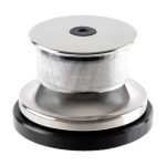 VC800 / Precision industrial pulley with stainless steel finish for engineering applications.