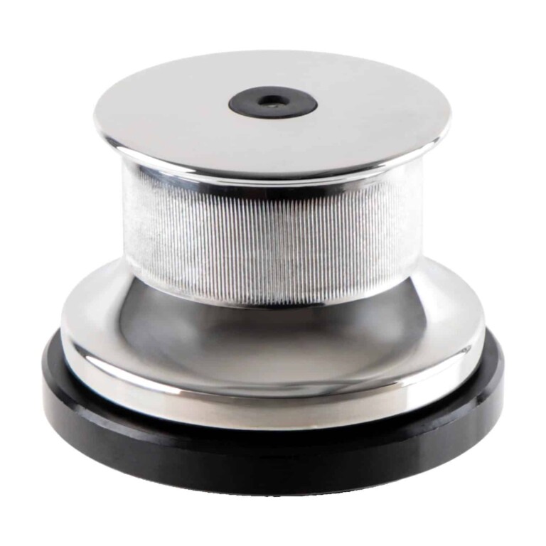 VC800 / Precision industrial pulley with stainless steel finish for engineering applications.