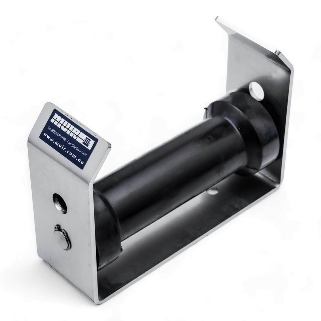 High-quality industrial roller with mounting plate for engineering applications in Australia.