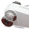 Precision industrial motor with sleek white design by Muir Engineering, perfect for manufacturing applications.