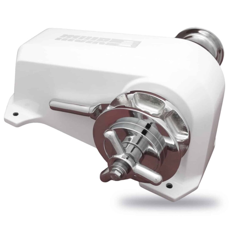Innovative marine anchor winch with robust stainless steel components for reliable saltwater use.