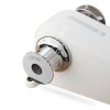 Precision industrial valve with chrome finish for engineering applications.