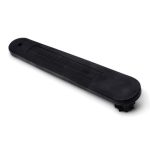 Rubber door bumper with Muir Engineering branding for vehicle protection.