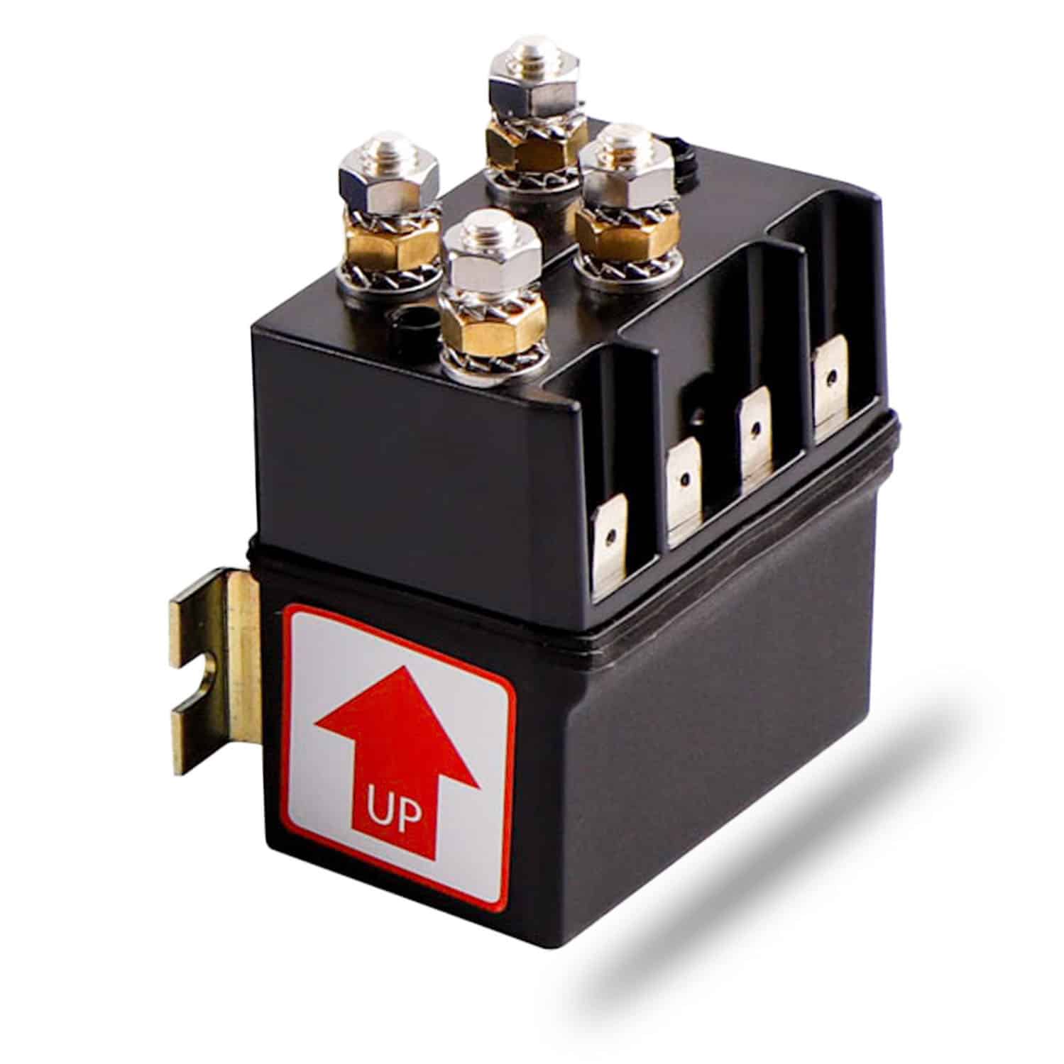 Heavy-duty industrial relay switch for electrical control systems.
