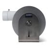Premium industrial meat slicer with stainless steel construction for commercial kitchens.