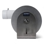 Premium industrial meat slicer with stainless steel construction for commercial kitchens.