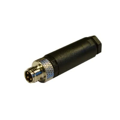 Muir Engineering industrial connector plug for electronic and electrical applications.