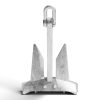 High-strength stainless steel anchor point for engineering safety and heavy-duty applications.