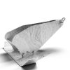 Polished marble wheelbarrow sculpture for architectural design and landscape architecture.
