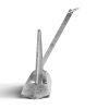 Brass measuring scoop with a long handle and sturdy base for precise engineering measurement tools.