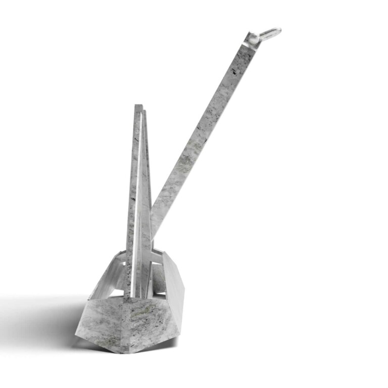 Brass measuring scoop with a long handle and sturdy base for precise engineering measurement tools.