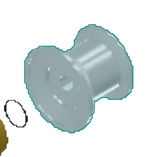 Capstan SS316 HR1200C Cougar (part P041060) highlighted on the Muir HR1200 exploded view