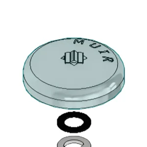 Clutch Cap SS316 VR600/H806/H600 (part P071005) highlighted on the Muir VR600 exploded view