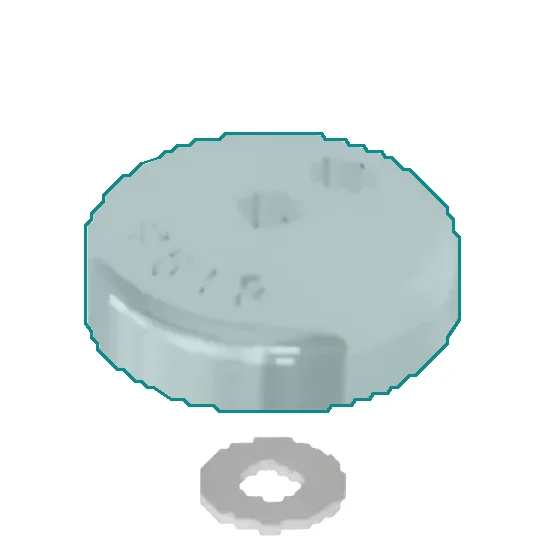 Clutch Cap SS316 VR850 (part P071006) highlighted on the Muir VR850 exploded view