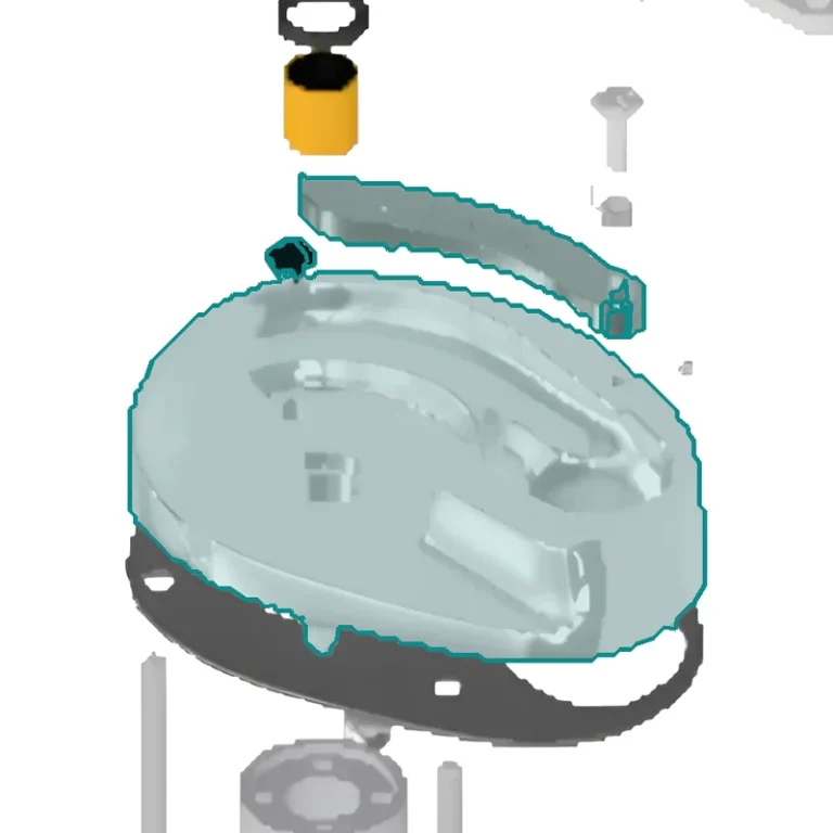Base SS316 VR/C850/1250/2200 (part P221015) highlighted on the Muir VR850 exploded view