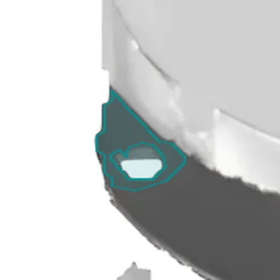 Base Insulate Gasket For VR/C 850/1250/2200 (part P221016) highlighted on the Muir VR850 exploded view