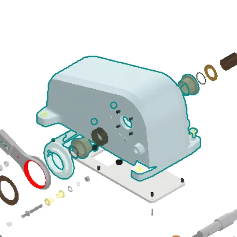 Housing Alloy HR4000 Thor SG/SC (part P221080) highlighted on the Muir HR4000 exploded view
