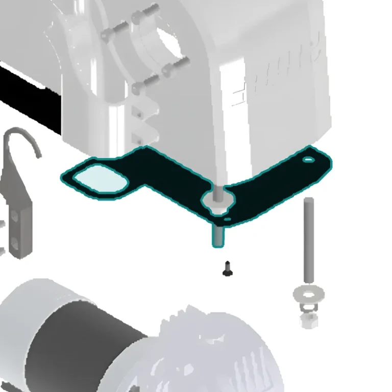 Base Plate HDPE HR/HRC650 Lynx (part P221510) highlighted on the Muir HR650 exploded view