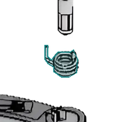 Spring Finger Atlantics 304 S/S Rh# Right Hand # (part S361057) highlighted on the Muir VR600 exploded view